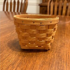 2001 Longaberger Oregano Booking Basket, 3.5 inches high